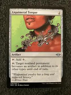 Magic The Gathering MTG - Liquimetal Torque - Modern Horizons 2 - Image 1