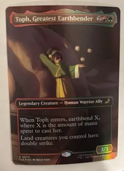 Toph, Greatest Earthbender (Borderless) Avatar: The Last Airbender: Foil MTG - Image 1