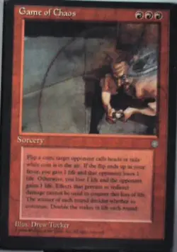 Game of Chaos - Ice Age: #186, Magic: The Gathering Nm R83 - Image 1