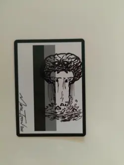 Mtg test print Mark Tedin Chaos Orb alter - Image 1