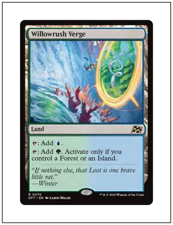 1x Willowrush Verge, Magic the Gathering, MTG NM - Image 1