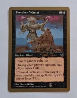 Magic MTG - Forsaken Wastes - World Championships Worlds 1997 - LP - Image 1
