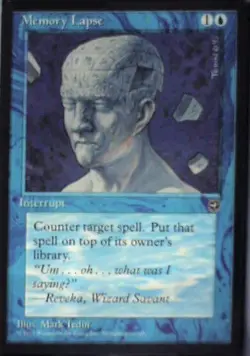 Memory Lapse - Homelands: #32a, Magic: The Gathering Lp R199 - Image 1