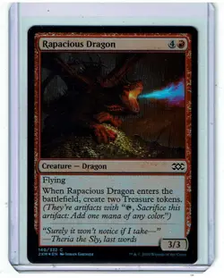 Rapacious Dragon - Foil - Double Masters - Magic the Gathering - Image 1