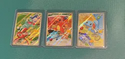 Pokemon TCG First Partner Illustration Collection Series 1 Kanto GEN 1 Starters - Image 1