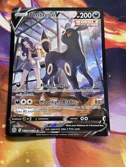 Umbreon V TG22/TG30 Ultra Rare Brilliant Stars Pokemon TCG - NM - Image 2