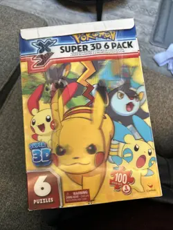Pokemon XY Super 3D Puzzle Six Pack - Image 1
