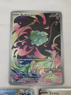 Pokemon TCG: SEALED Bulbasaur / Eevee / Vaporeon ex Stamped Promo Card Lot - Image 2