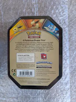 2017 Pokemon TCG Triple Effect Tin Vaporeon Sealed Unopened Very Rare item - Image 2