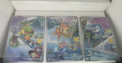 Pokemon TCG Chimchar Turtwig Piplup First Partner Illustration Collection - Image 1