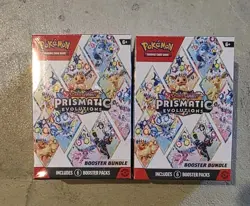 Pokemon TCG Prismatic Evolutions Booster Bundle Lot Of 2 *Factory Sealed* - Image 1