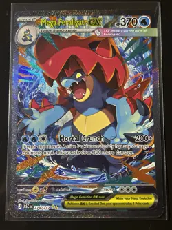 Mega Feraligatr EX Full Art Holo 274/217 ASC Rare Pokemon TCG Card - Image 1