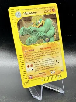 Machamp 16/165 Holo Pokemon Expedition 2002 Wotc Vintage MP/LP - Image 1