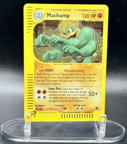 Machamp 16/165 Holo Pokemon Expedition 2002 Wotc Vintage MP/LP - Image 2