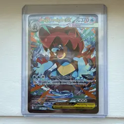 Pokemon Mega Feraligatr EX 274/217 ASC Mega Evolution Ultra Rare Holo - Image 3