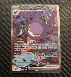 Pokemon Team Rocket's Crobat ex 234/182 Full Art Holo 310 HP Destined Rivals - Image 1