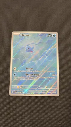 Pokemon TCG Phione #175/167 Twilight Masquerade Illustration Rare Full Art Holo - Image 1