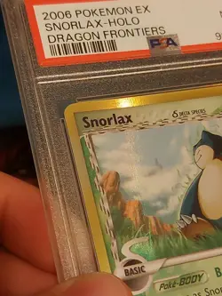Pokemon Snorlax MISPRINT PSA 8 EX Dragon Frontiers Holo Delta Species #10/101 - Image 5