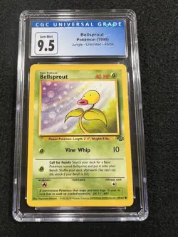 Pokemon Bellsprout 49/64 from Jungle Unlimited in a CGC 9.5 (now a 10)! - Image 1