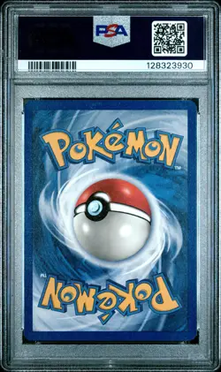 1999 POKEMON FOSSIL 1ST ED #19 DRAGONITE PSA 8 - Image 2