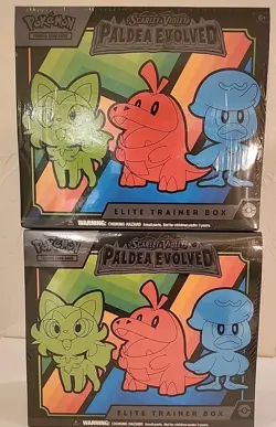 Pokemon Scarlet & Violet - Paldea Evolved Elite Trainer Box (2 Box Lot) 820650853661 - Image 1