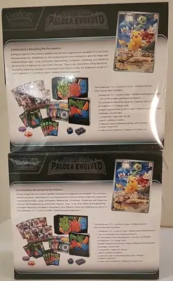 Pokemon Scarlet & Violet - Paldea Evolved Elite Trainer Box (2 Box Lot) 820650853661 - Image 2