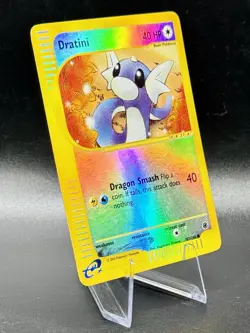 Dratini 107/165 Reverse Holo Pokemon Expedition 2002 Wotc Vintage LP/MP - Image 1