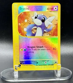 Dratini 107/165 Reverse Holo Pokemon Expedition 2002 Wotc Vintage LP/MP - Image 2