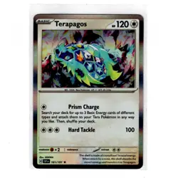 Terapagos Pokemon Scarlet & Violet Surging Sparks Holo 161/191 - Image 1
