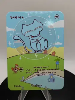 Pokederp Jwillyguy Fan Art Pokemon Bubble Mew Meow - Image 1