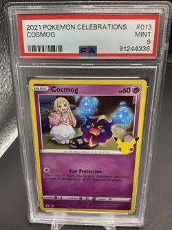 Cosmog 013 PSA 9 2021 Pokemon Celebrations - Image 1