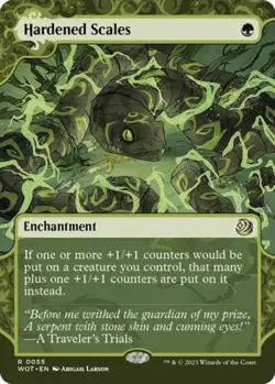 MTG English Hardened Scales NM Normal Wilds of Eldraine: Enchanting Tales - Image 1