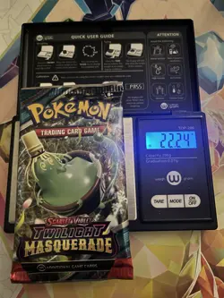 (VERY HEAVY) 22.24g Pokemon TCG Twilight Masquerade Booster Pack (SEALED)✅ - Image 1