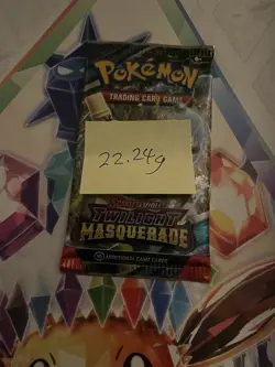 (VERY HEAVY) 22.24g Pokemon TCG Twilight Masquerade Booster Pack (SEALED)✅ - Image 2