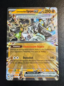 Pokemon TCG Cornerstone Mask Ogerpon ex - Double Rare 058/131 NM - Image 1
