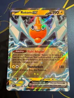 Pokemon TCG Rotom ex 029/094 ME02: Phantasmal Flames Double Rare NM - Image 1