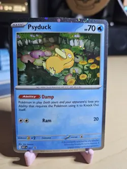 Pokemon TCG: Psyduck MEP 007 Black Star Promo - Image 1
