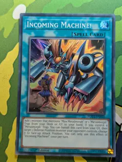 Incoming Machine! ROTA-EN050 Super Rare 1st Edition YuGiOh TCG Card - Image 1