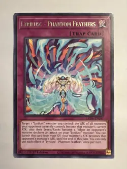 Yugioh LED8-EN041 Lyrilusc-Phantom Feathers 1st Edition Rare Trap Card - Image 1