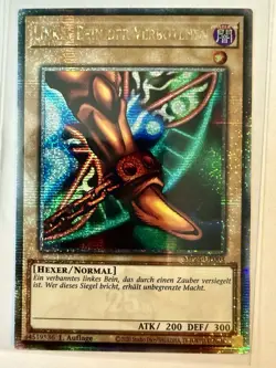 YuGiOh! TCG Secret Rare Linkes Bein der Verbotenen MP24-DE003 Deutsch NM - Image 1