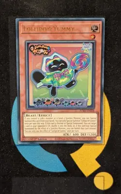 JUSH-EN018 Lollipo☆Yummy Rare 1st Edition YuGiOh - Image 1