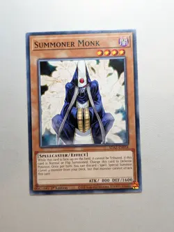 YUGIOH TCG SDAZ-EN016 Summoner Monk Common 1st Edition NM - Image 1