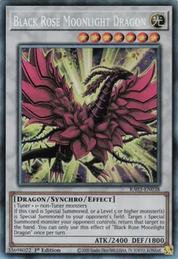 Yugioh Black Rose Moonlight Dragon RA03-EN038 - - Collector's Rare - Image 1