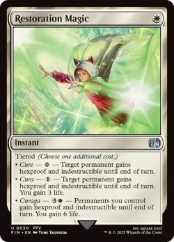 Restoration Magic Final Fantasy MTG NM - Image 1