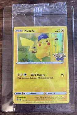 Pokemon GO Pikachu 028/078 Promo Holo Card SEALED 2022 - Image 1