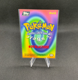 1999 Pokemon movie animation card #09 Blastoise E9 of 12 - Image 2
