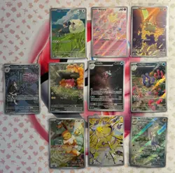 Pokemon Mixed Lot 10 Illustration Rare Cards NM - Image 1