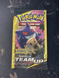 Rare Pokemon Team Up 3 Card Factory Sealed Booster Pack HEAVY 7.70g - Image 2