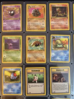 Pokemon TCG Card Collection Fossil First 1st Edition 34 Cards Incomplete Regular - Image 2