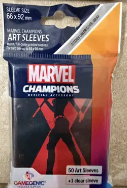 4 Packs Of Marvel Champions Art Sleeves Cards Captain America Wasp Thor New - Image 4